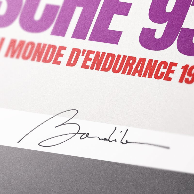 Cartel del Porsche 935/K3 de Dick Barbour Racing