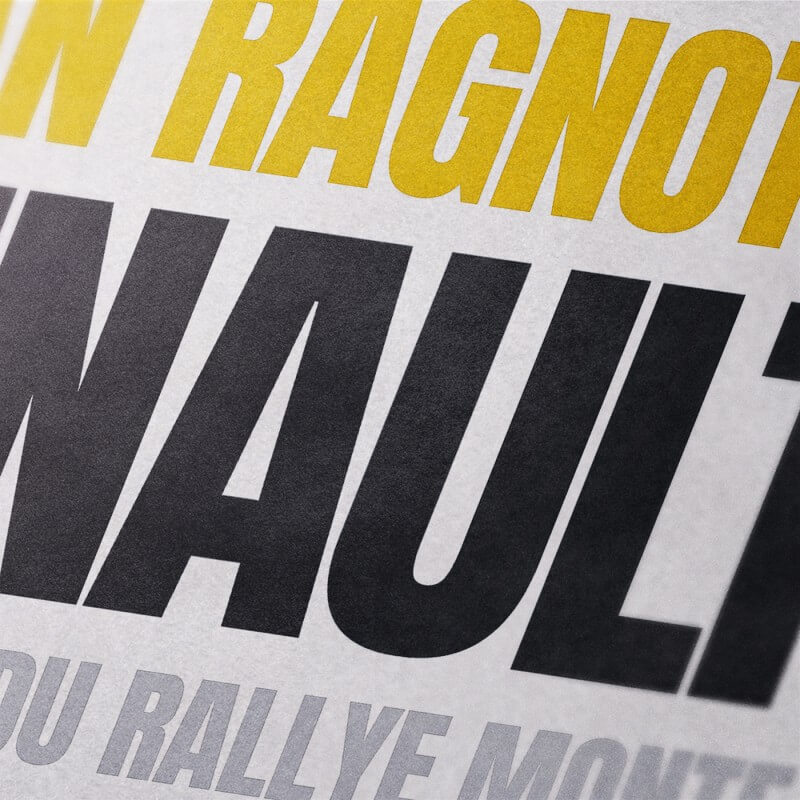 Poster Renault 5 Turbo Jean Ragnotti