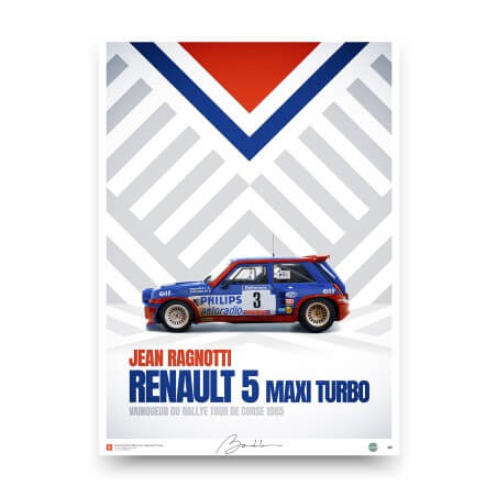 Affiche Renault 5 Jean Ragnotti