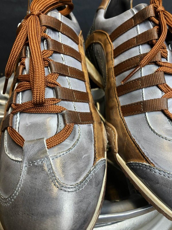 GrandPrix Originals Sapatos Vintage Cinzentos