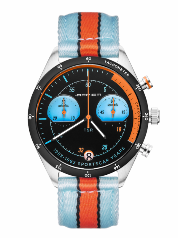 Arpiem Tribute TSR horloge Blauw en oranje