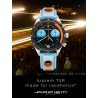Arpiem Tribute TSR Kyalami blauw oranje horloge
