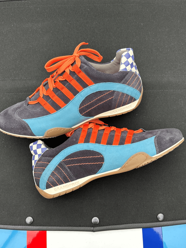 GrandPrix Originals Sapatos de camurça azul