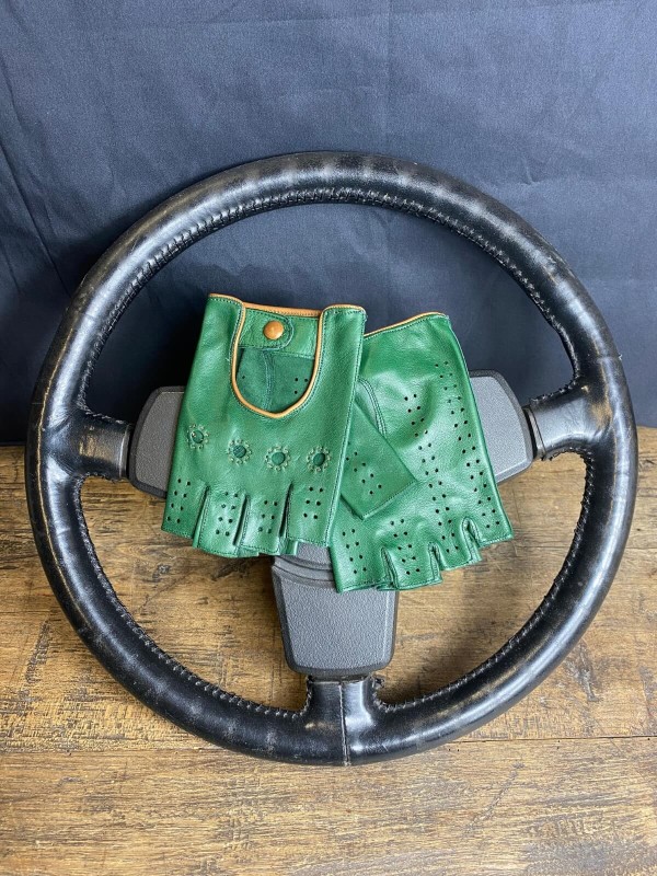 Gants De Conduite Vintage En Cuir Pour Homme - Style Rétro Avec Trous - Tailles S à XXL