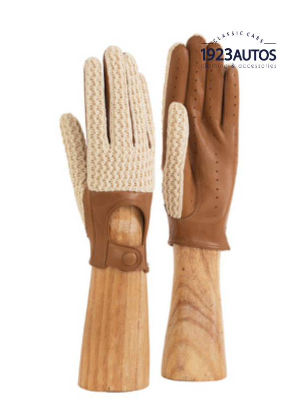 Gants De Conduite Vintage Pour Hommes - Cuir, Style Rétro à Trous, Tailles S à XXL, Neuf Avec étiquettes