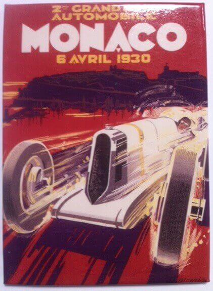 Imán Gran Premio de Mónaco 1930 de Falcucci