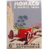 Imán Gran Premio de Mónaco 1934 por Géo Ham
