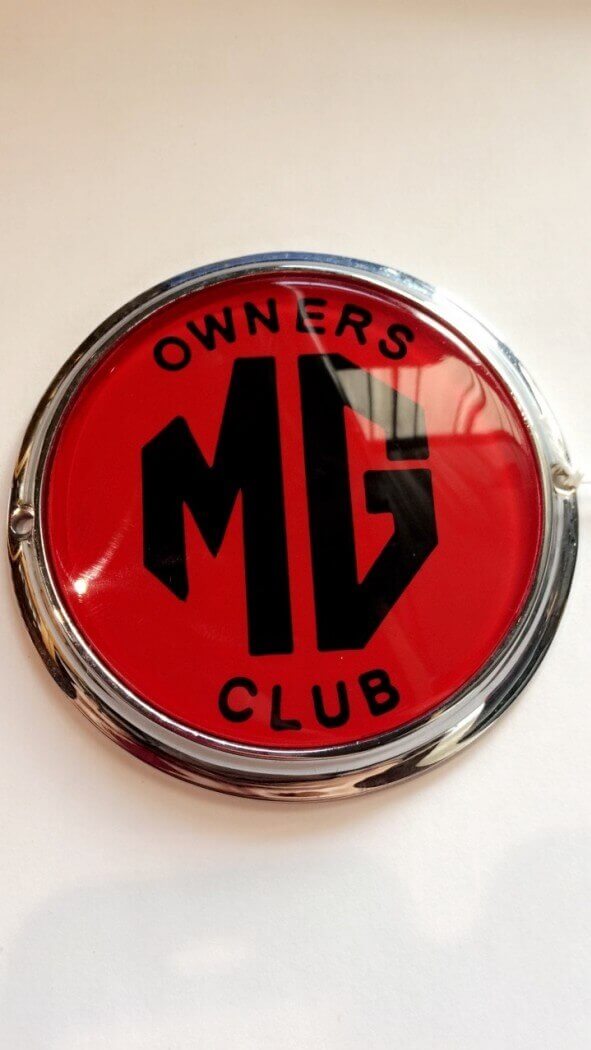 Distintivo del bar dell'MG Club