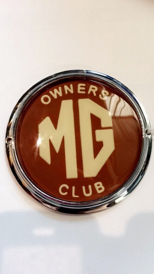 Distintivo del bar dell'MG Club