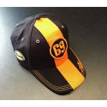 Cappello Gulf Arancione e nero 69