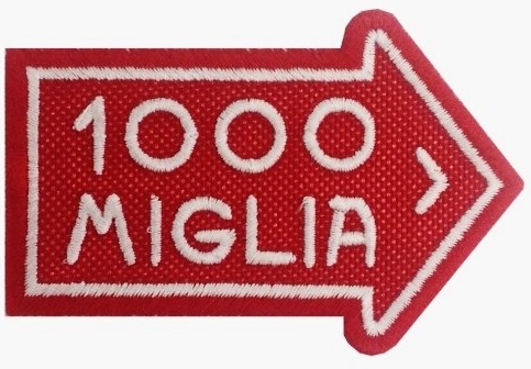 Badge 1000 MIGLIA 8x6cm