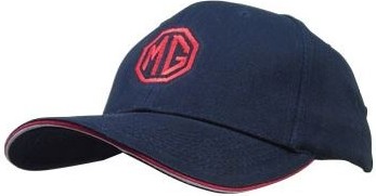 MG cap navy blue double