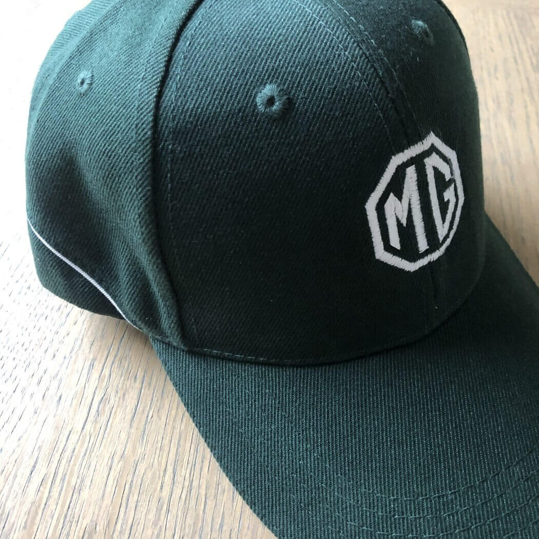 MG cap green english