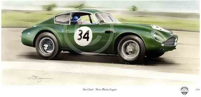 Jim Clark Aston DB4GT Zagato